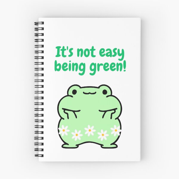 Item preview, It's Not Easy Being Green - Frog Saying designed and sold by eliana01019.