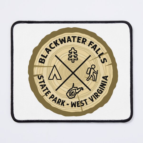 Item preview, Blackwater Falls State Park West Virginia Log Slice designed and sold by VanyaKar.