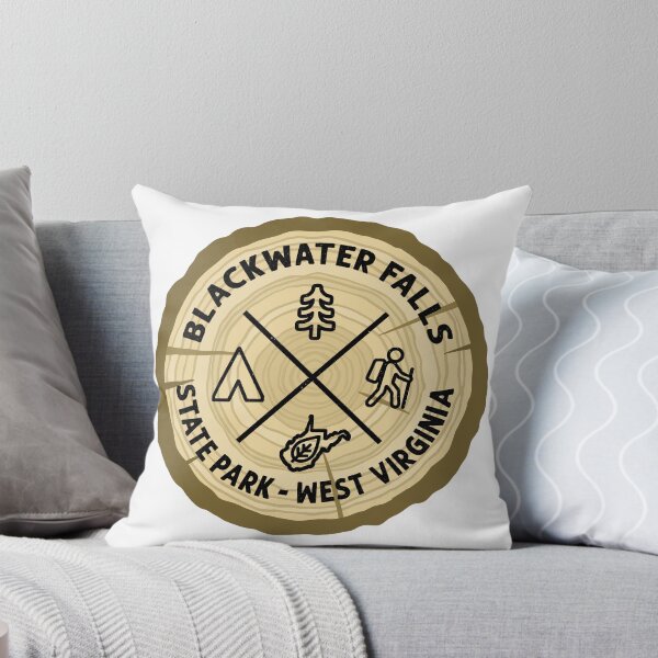 Item preview, Blackwater Falls State Park West Virginia Log Slice designed and sold by VanyaKar.