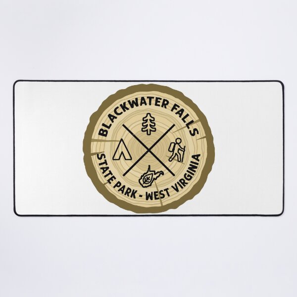 Item preview, Blackwater Falls State Park West Virginia Log Slice designed and sold by VanyaKar.