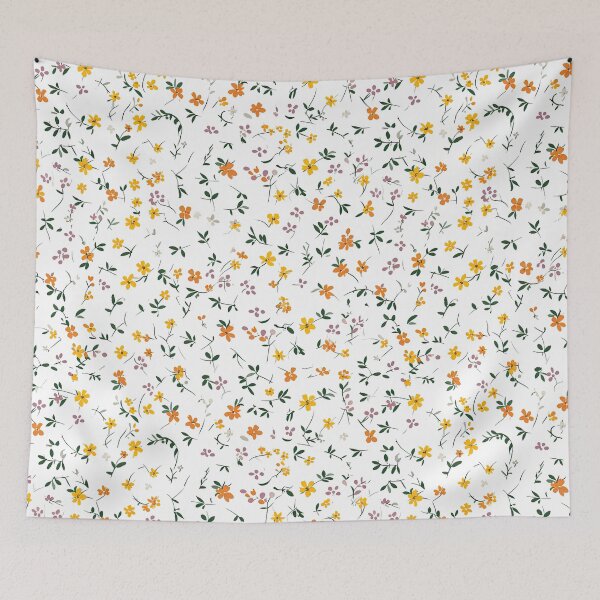 Item preview, Vintage wild flower pattern designed and sold by BVDigitalArt.