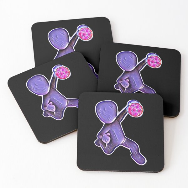 Item preview, Handball player silhouette purple designed and sold by Astralia.