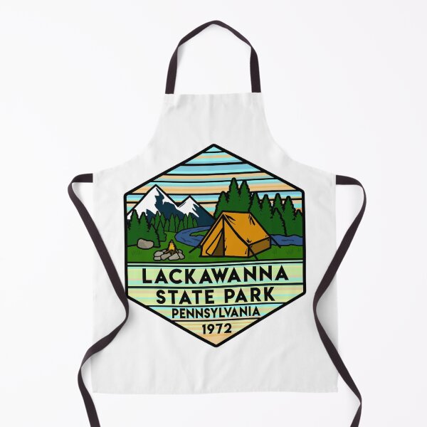 Item preview, Lackawanna State Park Pennsylvania Hexagon designed and sold by VanyaKar.