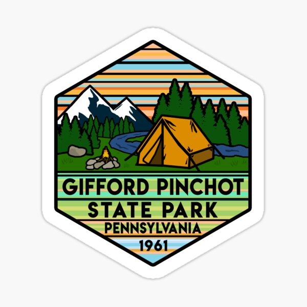 Item preview, Gifford Pinchot State Park Pennsylvania Hexagon designed and sold by VanyaKar.