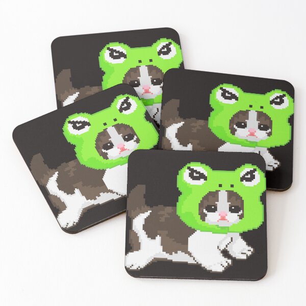 Item preview, Frog Kitten Cute Bebby Meme designed and sold by MeowzerBowzer.