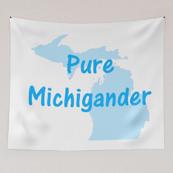 Item preview, Pure Michigander (white) designed and sold by Stephanie Hardy.
