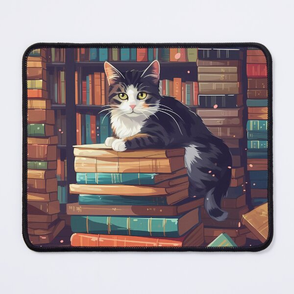 Item preview, Library kitty designed and sold by SweetWhiskers.
