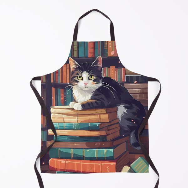 Item preview, Library kitty designed and sold by SweetWhiskers.