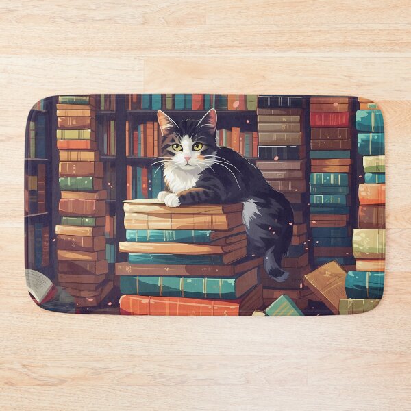 Item preview, Library kitty designed and sold by SweetWhiskers.