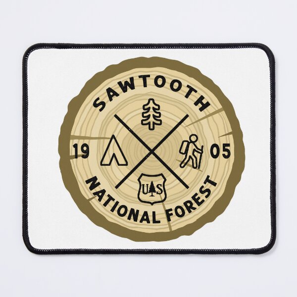 Item preview, Sawtooth National Forest Log Slice designed and sold by VanyaKar.