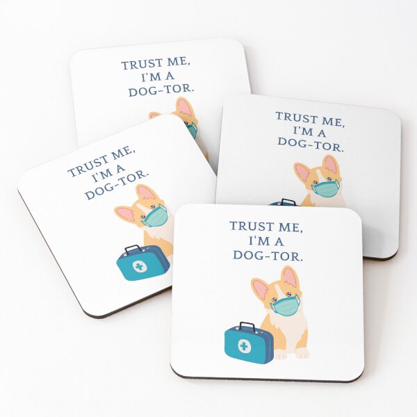 Item preview, Trust Me, I'm a Dog-tor - Dog Pun designed and sold by eliana01019.