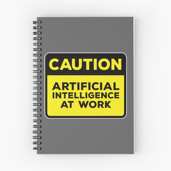 Item preview, Yellow Road Sign - Caution Artificial Intelligence At Work designed and sold by Rhu Creations.