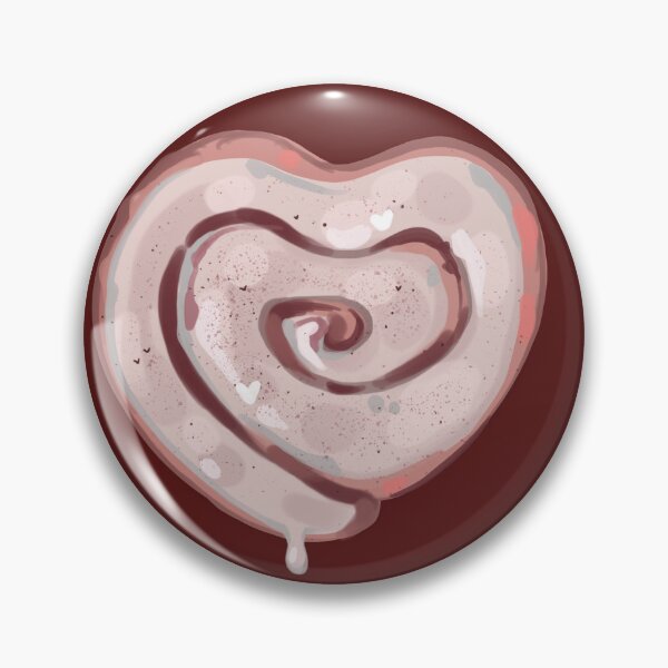 Item preview, Heart Shaped Cinnamon Roll designed and sold by FlashpointComic.