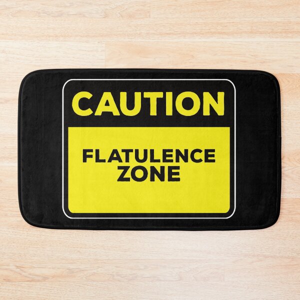 Item preview, Yellow Road Sign - Caution Flatulence Zone designed and sold by Rhu Creations.