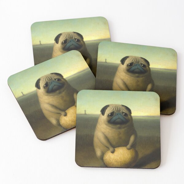 Item preview, pug potato life designed and sold by ururuty.