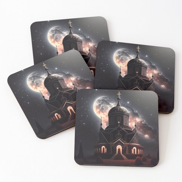Item preview, Orthodox Church - Moon in the Sky - Digital Art designed and sold by SeraphimDesigns.