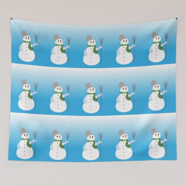Item preview, snowman Illustration, designed and sold by GalynaLB.