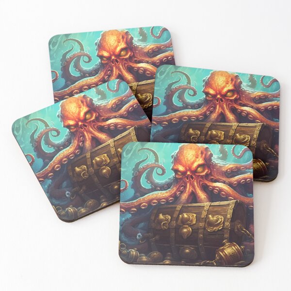 Item preview, Octopus in Sunken Ship Underwater Exploration Design designed and sold by SweetWhiskers.