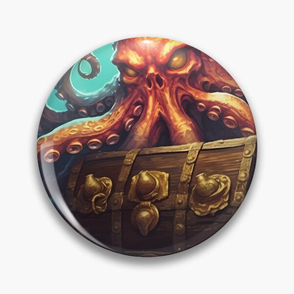 Item preview, Octopus in Sunken Ship Underwater Exploration Design designed and sold by SweetWhiskers.