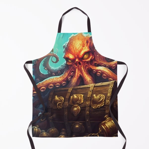 Item preview, Octopus in Sunken Ship Underwater Exploration Design designed and sold by SweetWhiskers.