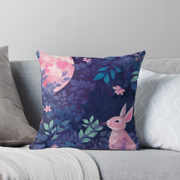 Item preview, Bunny Under the Moon designed and sold by bunnyboxdesigns.