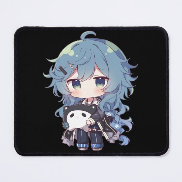 Item preview, Blue Haired Sleepy Anime Chibi designed and sold by ScarletClover.