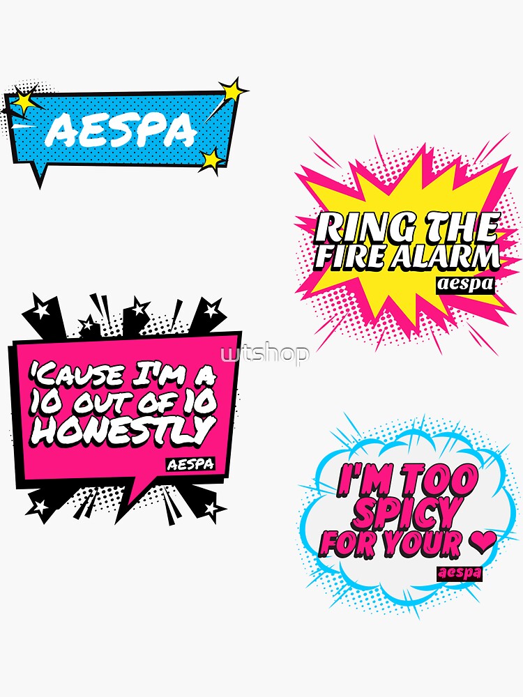 AESPA High Quality Stickers, KPOP, Karina, Winter, Giselle, Ningning, AESPA  Stickers, Kpop Merch, Kpop Art, Aespa Fan, Kpop Stickers 