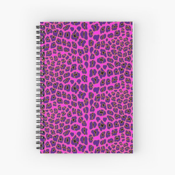 Red Leopard Print Notebook: Animal Print Notebook