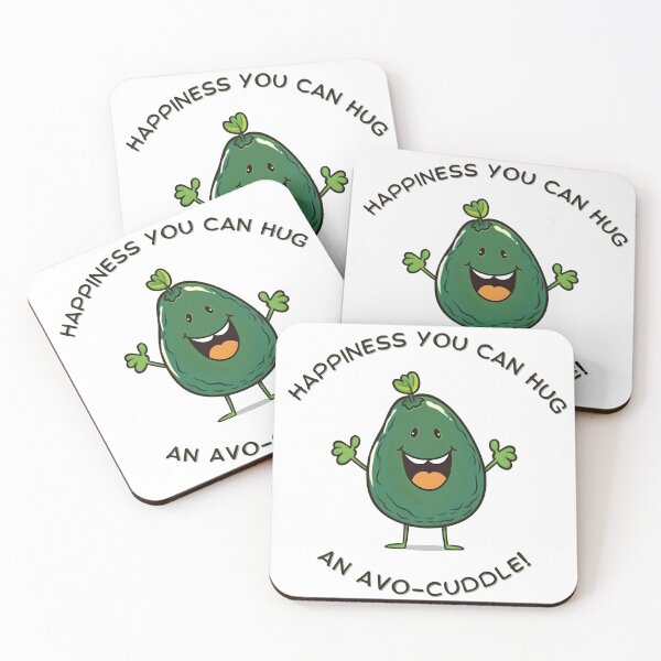 Item preview, Happiness you can Hug, An Avo-Cuddle Dark designed and sold by John-NW-Shop.