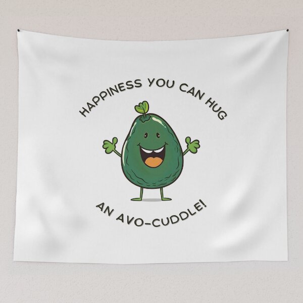 Item preview, Happiness you can Hug, An Avo-Cuddle Dark designed and sold by John-NW-Shop.