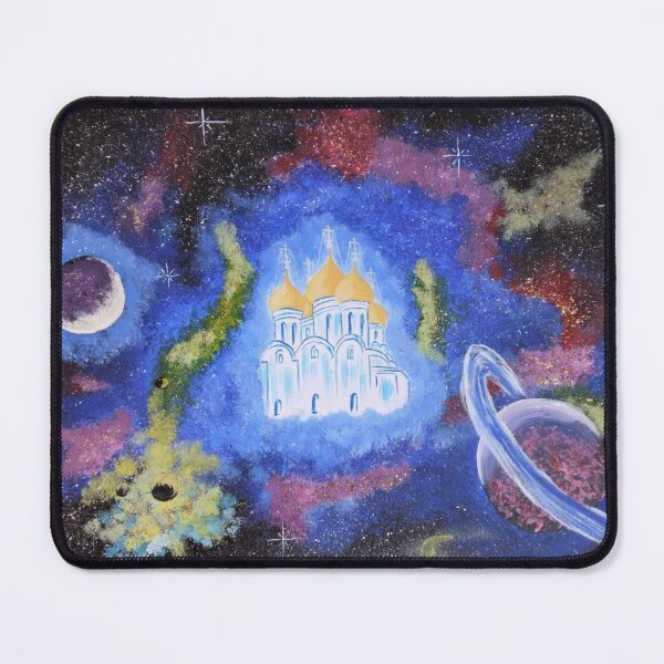 Item preview, The Center of the Universe - Orthodox Church - acrylic painting designed and sold by SeraphimDesigns.