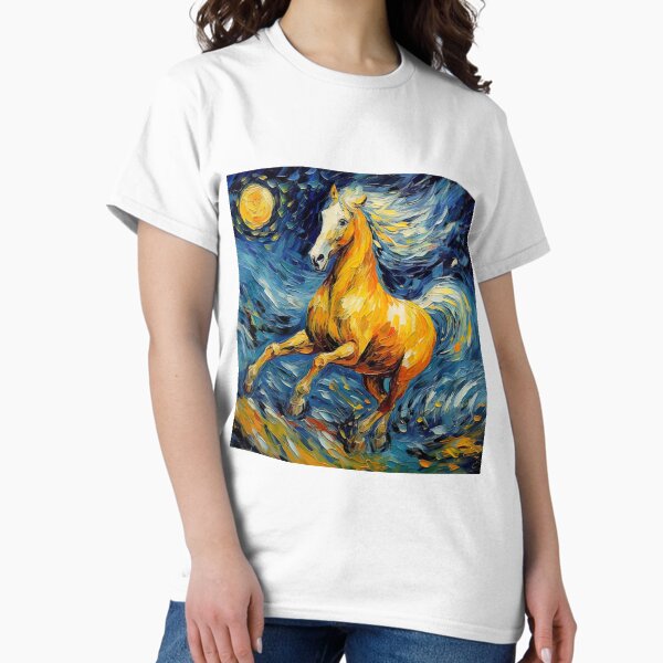 Aperçu de l'œuvre Cheval aux Teintes Dorées - Beauté Majestueuse d'Inspiration Orientale créée et vendue par Neuronexia.