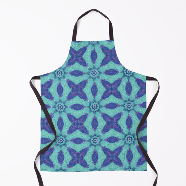 Item preview, Geometric Pattern - Pretty Blues - Abstract Painting - Digital Pattern designed and sold by AussieMuma.