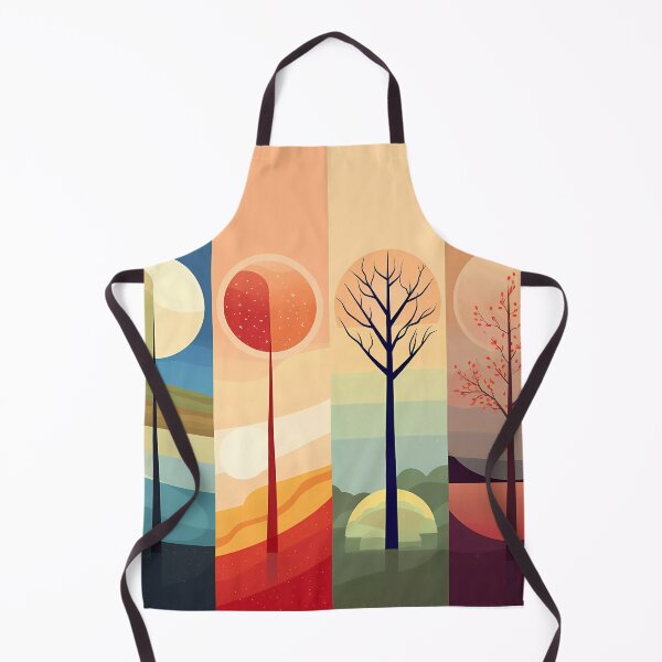 Item preview, Four seasons colorful minimalist abstract designed and sold by SweetWhiskers.