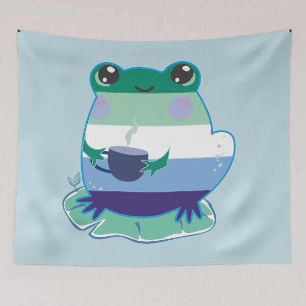 Item preview, Gay frog, gay men flag frog, Funny lgbt frog, LGBT pride frog designed and sold by Soul  ArtLove.