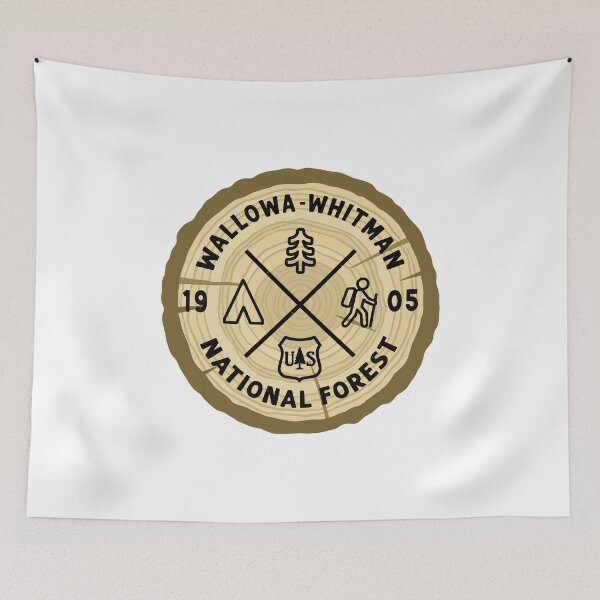 Item preview, Wallowa-Whitman National Forest Log Slice designed and sold by VanyaKar.