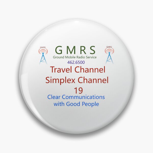 Item preview, GMRS Travel Sticker designed and sold by Lorne Waters.
