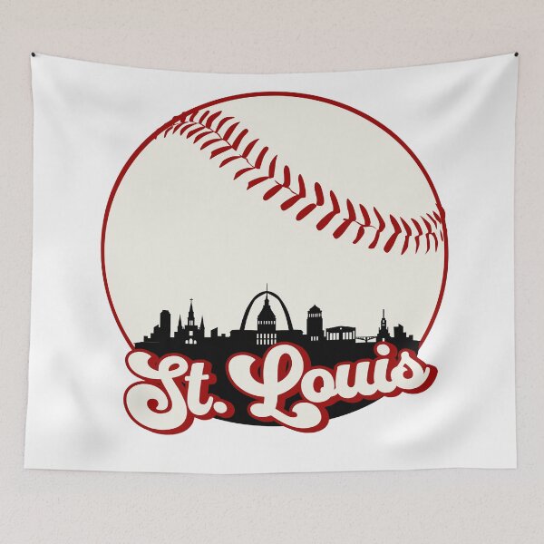 Item preview, St. Louis Skyline Baseball designed and sold by RaytonCrafting.