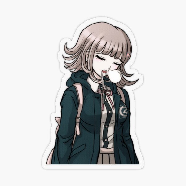 "Chiaki Nanami Danganronpa Sprite" Sticker by BriiMeme | Redbubble