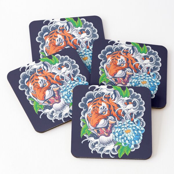 Item preview, Vintage Tiger Tattoo designed and sold by machmigo.