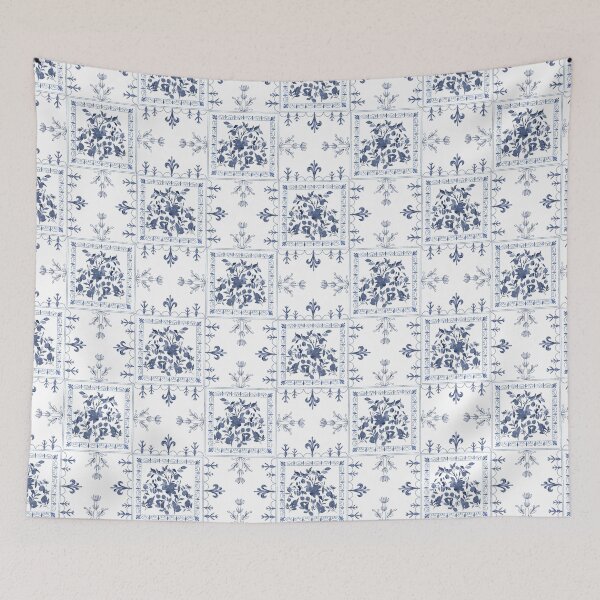 Item preview, Blue Italian tiles designed and sold by OranelloDesigns.
