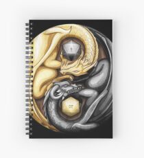 Balanced Dragons D20 Spiral Notebook