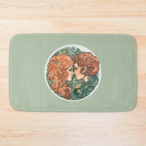 Item preview, Zodiac Twins: Embodying the Duality of Gemini designed and sold by TrendyArtInk.