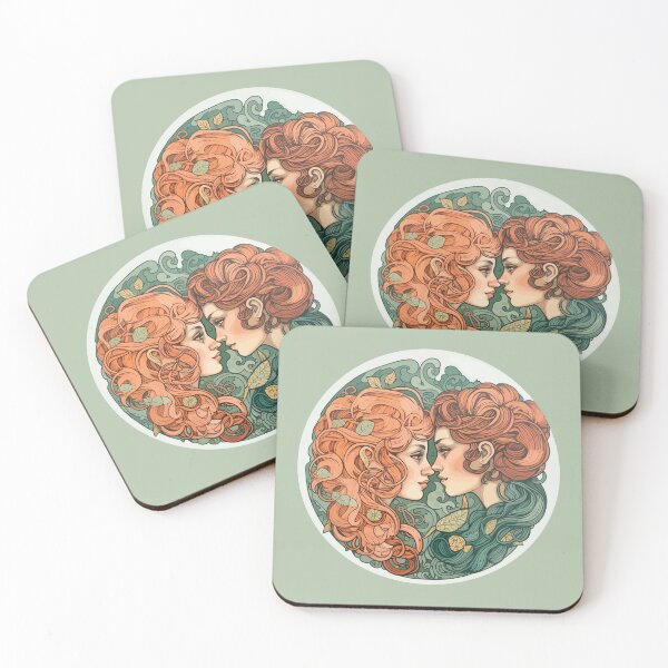 Item preview, Zodiac Twins: Embodying the Duality of Gemini designed and sold by TrendyArtInk.