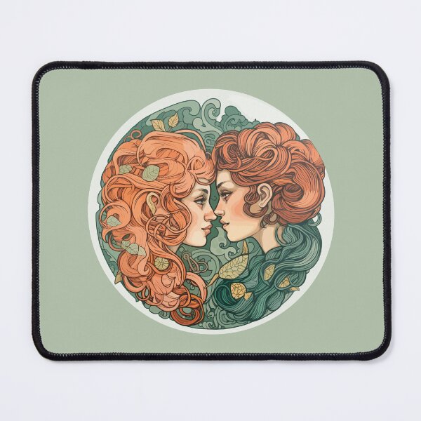 Item preview, Zodiac Twins: Embodying the Duality of Gemini designed and sold by TrendyArtInk.