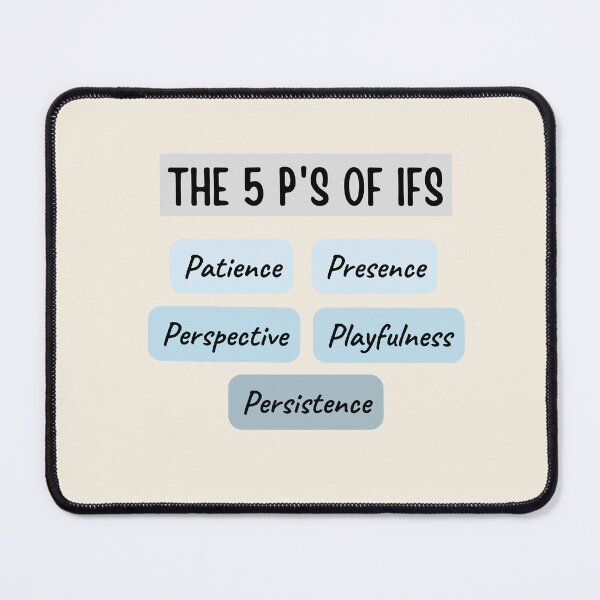 Item preview, The 5 Ps of IFS: Patience, Presence, Perspective, Playfulness and Persistence  designed and sold by ThoughtJumble.