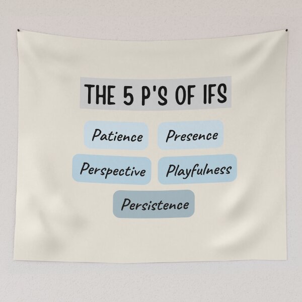 Item preview, The 5 Ps of IFS: Patience, Presence, Perspective, Playfulness and Persistence  designed and sold by ThoughtJumble.