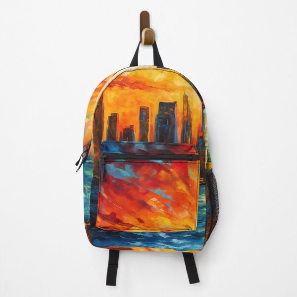 Item preview, NYC Love - Vibrant abstract Skyline Artwork designed and sold by SweetWhiskers.
