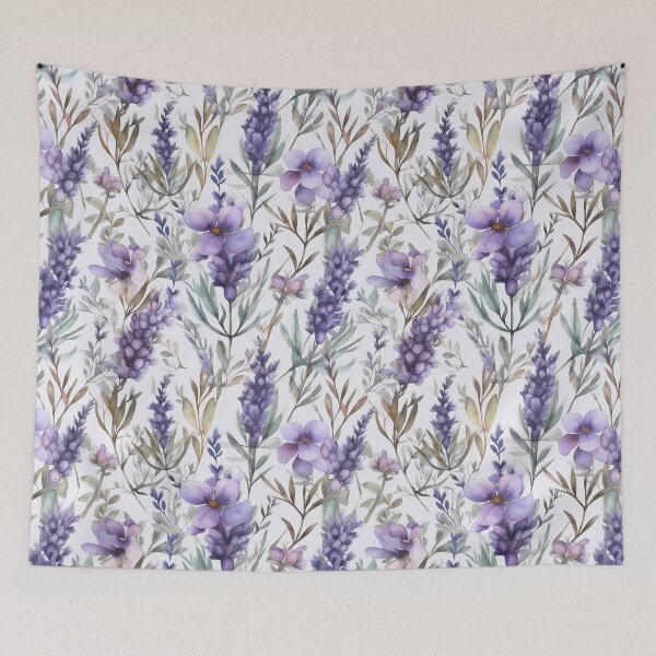 Item preview, patrón floral lavanda 11 designed and sold by PixelPastry.