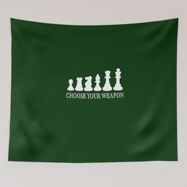 Item preview, Choose Your Chess Weapon Chess Board Game Pieces Chess Lover designed and sold by TeesByDesign.